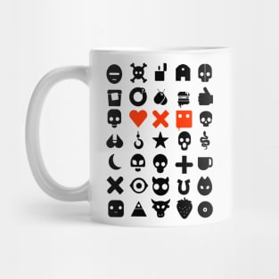 love dead and robot Mug